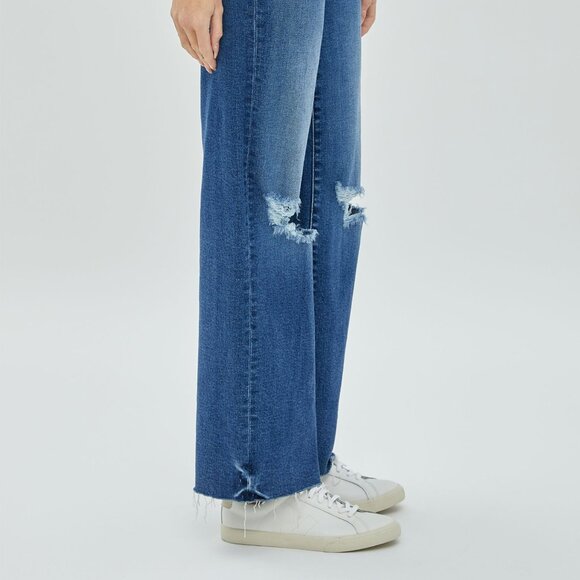 NWT Hidden Jeans Logan High Waist Dad Jeans In Dark Wash - Picture 4 of 7